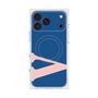 プレミアムスクエアケース with MagSafe［ オリジナル - initial color - V navy ］