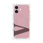 プレミアムスクエアケース with MagSafe［ オリジナル - initial color - V dusty pink ］
