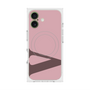 プレミアムスクエアケース with MagSafe［ オリジナル - initial color - V dusty pink ］