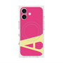 プレミアムスクエアケース with MagSafe［ オリジナル - initial color - A pink ］