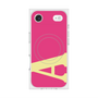プレミアムスクエアケース with MagSafe［ オリジナル - initial color - A pink ］