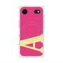 プレミアムスクエアケース with MagSafe［ オリジナル - initial color - A pink ］