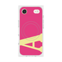 プレミアムスクエアケース with MagSafe［ オリジナル - initial color - A pink ］