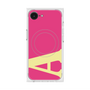 プレミアムスクエアケース with MagSafe［ オリジナル - initial color - A pink ］
