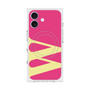 プレミアムスクエアケース with MagSafe［ オリジナル - initial color - W pink ］
