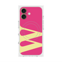 プレミアムスクエアケース with MagSafe［ オリジナル - initial color - W pink ］