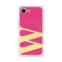 プレミアムスクエアケース with MagSafe［ オリジナル - initial color - W pink ］