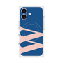 プレミアムスクエアケース with MagSafe［ オリジナル - initial color - W navy ］