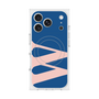 プレミアムスクエアケース with MagSafe［ オリジナル - initial color - W navy ］