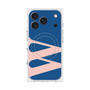 プレミアムスクエアケース with MagSafe［ オリジナル - initial color - W navy ］