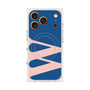 プレミアムスクエアケース with MagSafe［ オリジナル - initial color - W navy ］