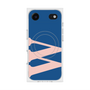 プレミアムスクエアケース with MagSafe［ オリジナル - initial color - W navy ］