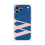 プレミアムスクエアケース with MagSafe［ オリジナル - initial color - W navy ］