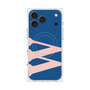 プレミアムスクエアケース with MagSafe［ オリジナル - initial color - W navy ］
