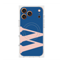 プレミアムスクエアケース with MagSafe［ オリジナル - initial color - W navy ］