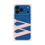 プレミアムスクエアケース with MagSafe［ オリジナル - initial color - W navy ］
