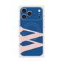 プレミアムスクエアケース with MagSafe［ オリジナル - initial color - W navy ］
