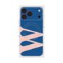 プレミアムスクエアケース with MagSafe［ オリジナル - initial color - W navy ］