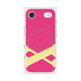 プレミアムスクエアケース with MagSafe［ オリジナル - initial color - X pink ］