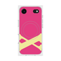 プレミアムスクエアケース with MagSafe［ オリジナル - initial color - X pink ］
