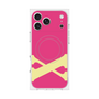 プレミアムスクエアケース with MagSafe［ オリジナル - initial color - X pink ］