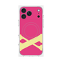プレミアムスクエアケース with MagSafe［ オリジナル - initial color - X pink ］