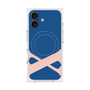 プレミアムスクエアケース with MagSafe［ オリジナル - initial color - X navy ］