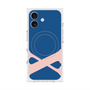 プレミアムスクエアケース with MagSafe［ オリジナル - initial color - X navy ］