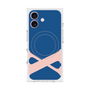 プレミアムスクエアケース with MagSafe［ オリジナル - initial color - X navy ］