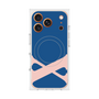 プレミアムスクエアケース with MagSafe［ オリジナル - initial color - X navy ］