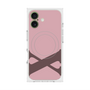 プレミアムスクエアケース with MagSafe［ オリジナル - initial color - X dusty pink ］