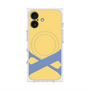 プレミアムスクエアケース with MagSafe［ オリジナル - initial color - X yellow ］
