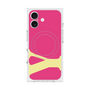 プレミアムスクエアケース with MagSafe［ オリジナル - initial color - Y pink ］
