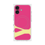 プレミアムスクエアケース with MagSafe［ オリジナル - initial color - Y pink ］