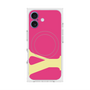 プレミアムスクエアケース with MagSafe［ オリジナル - initial color - Y pink ］