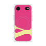 プレミアムスクエアケース with MagSafe［ オリジナル - initial color - Y pink ］