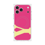 プレミアムスクエアケース with MagSafe［ オリジナル - initial color - Y pink ］
