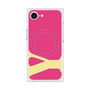 プレミアムスクエアケース with MagSafe［ オリジナル - initial color - Y pink ］