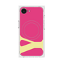 プレミアムスクエアケース with MagSafe［ オリジナル - initial color - Y pink ］