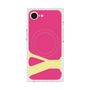 プレミアムスクエアケース with MagSafe［ オリジナル - initial color - Y pink ］