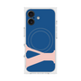 プレミアムスクエアケース with MagSafe［ オリジナル - initial color - Y navy ］