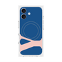 プレミアムスクエアケース with MagSafe［ オリジナル - initial color - Y navy ］