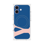 プレミアムスクエアケース with MagSafe［ オリジナル - initial color - Y navy ］