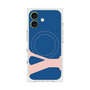 プレミアムスクエアケース with MagSafe［ オリジナル - initial color - Y navy ］