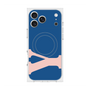 プレミアムスクエアケース with MagSafe［ オリジナル - initial color - Y navy ］