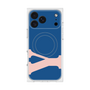 プレミアムスクエアケース with MagSafe［ オリジナル - initial color - Y navy ］