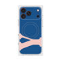 プレミアムスクエアケース with MagSafe［ オリジナル - initial color - Y navy ］
