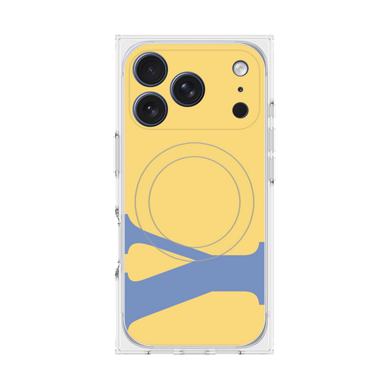 プレミアムスクエアケース with MagSafe［ オリジナル - initial color - Y yellow ］