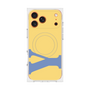 プレミアムスクエアケース with MagSafe［ オリジナル - initial color - Y yellow ］