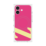プレミアムスクエアケース with MagSafe［ オリジナル - initial color - Z pink ］
